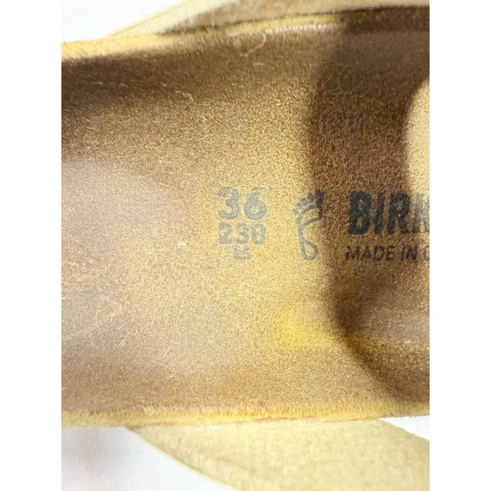 Birkenstock  thong sandals  women’s size 36/230LS 5/5.5 color beige have a flaw - Picture 3 of 13